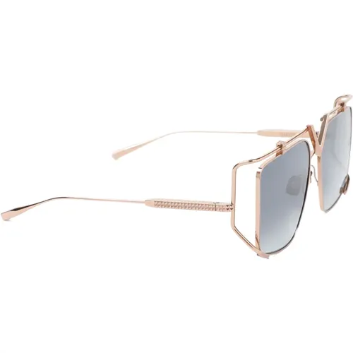 Metallic Sunglasses with Signature Studs , female, Sizes: ONE SIZE - Valentino - Modalova