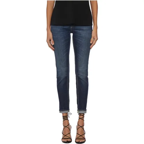 Cropped-Jeans , Damen, Größe: W28 - Dondup - Modalova