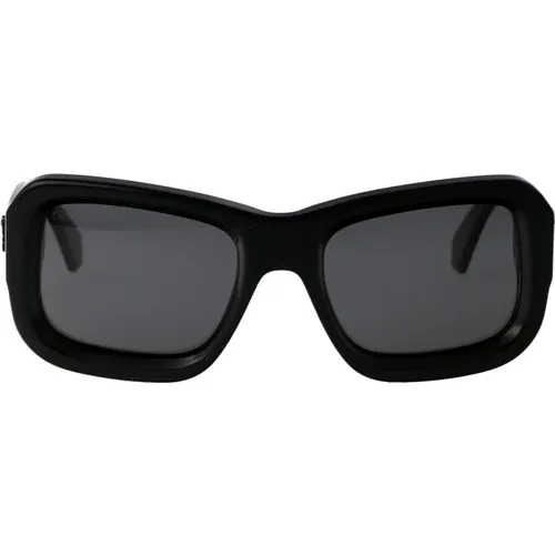 Stylish Verona Sunglasses for Summer , unisex, Sizes: 53 MM - Off White - Modalova