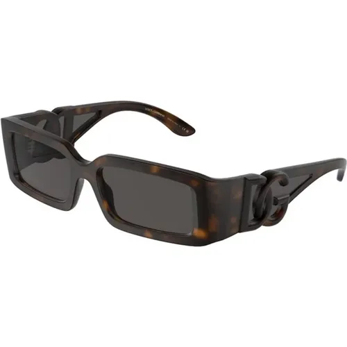 Stylish Sunglasses in Dark Grey , unisex, Sizes: 53 MM - Dolce & Gabbana - Modalova