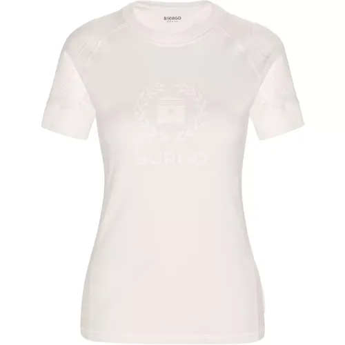 T-Shirts , Damen, Größe: L - Borgo - Modalova