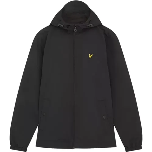 Jackets Zip Through Hooded Jacket , male, Sizes: M, S, L - Lyle & Scott - Modalova
