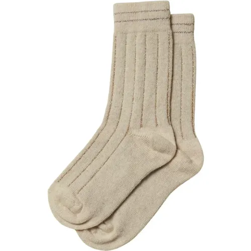 Lurex-Socken , unisex, Größe: S/M - PESERICO - Modalova