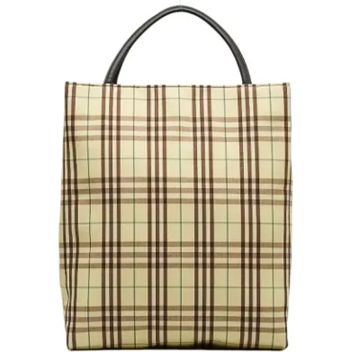 Pre-owned Canvas totes , female, Sizes: ONE SIZE - Burberry Vintage - Modalova