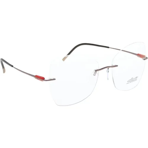 Purist 5561 MX 6140 Glasses , female, Sizes: 55 MM - Silhouette - Modalova