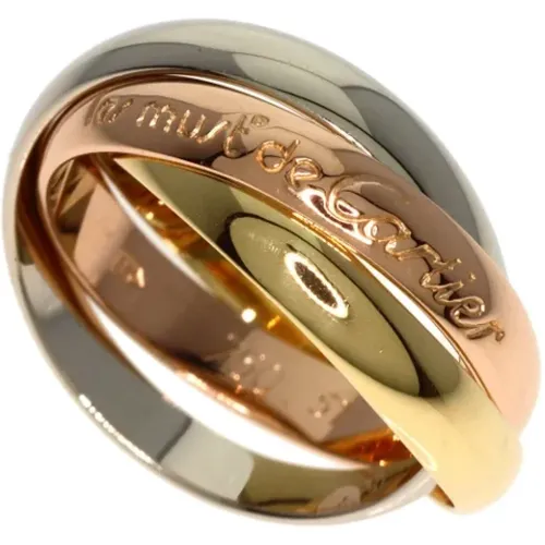 Pre-owned Rose Gold rings , female, Sizes: ONE SIZE - Cartier Vintage - Modalova