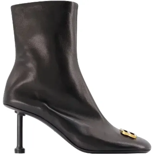 Leather boots , female, Sizes: 4 UK - Balenciaga - Modalova