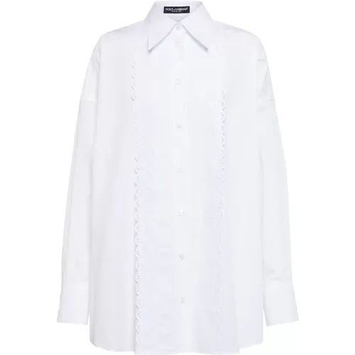 Lässiges Hemd , Damen, Größe: 2XS - Dolce & Gabbana - Modalova