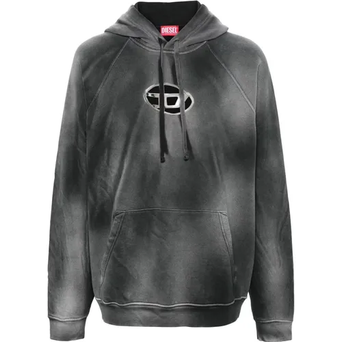 Sweaters Grey , male, Sizes: S - Diesel - Modalova