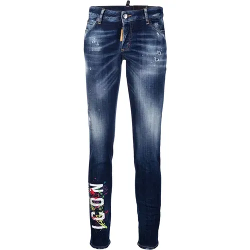 Skinny Jeans Jennifer Icon , female, Sizes: 3XS - Dsquared2 - Modalova