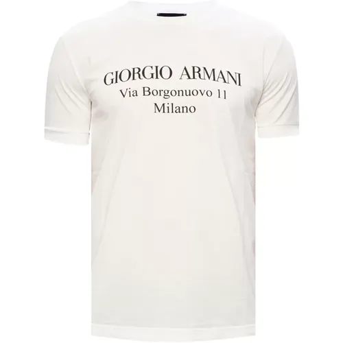 Logo T-shirt , Herren, Größe: 2XL - Giorgio Armani - Modalova