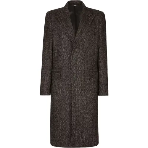 Coats , male, Sizes: L, M, XL - Dolce & Gabbana - Modalova