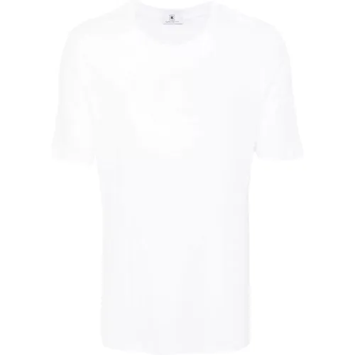 Weiße Kiss T-Shirt , Herren, Größe: XL - Kired - Modalova