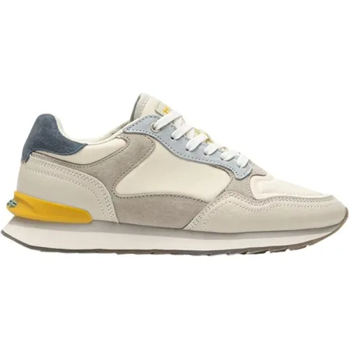 Breathable Sneakers with Leather and Fabric Panels , female, Sizes: 2 UK, 4 UK - Hoff - Modalova