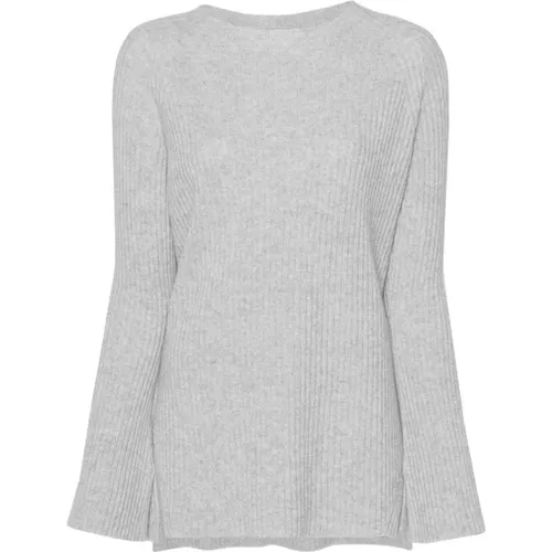 Silbergrauer Stricktop , Damen, Größe: XS - Twinset - Modalova