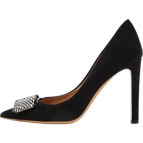 Pre-owned Suede heels , female, Sizes: 6 1/2 UK - Salvatore Ferragamo Pre-owned - Modalova