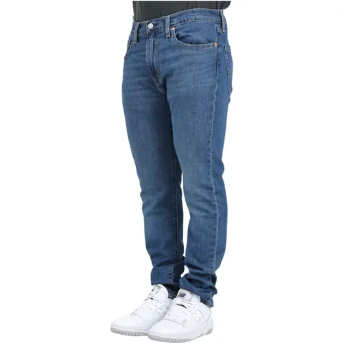 Levi's, Slim Tapered Blaue Denim Jeans , Herren, Größe: W29 - Levis - Modalova