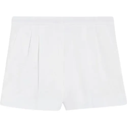 Cotton Stretch Shorts , female, Sizes: XS - Max Mara - Modalova