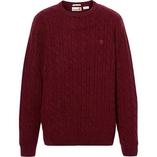 Roter Phillips Brook Herrenpullover , Herren, Größe: 3XL - Timberland - Modalova