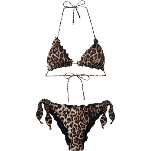 Bikini Triangolo E Slip Nodi Regolabile Frou Frou Spotted - F**k - Modalova