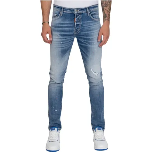 Gepunktete Jeans , Herren, Größe: W31 - My Brand - Modalova