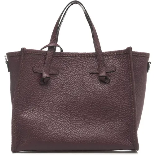 Leather Mini Shopper Bag , female, Sizes: ONE SIZE - Gianni Chiarini - Modalova