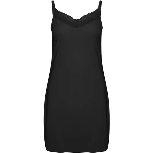 Feminines Spitzenkleid Schwarz - Saint Tropez - Modalova