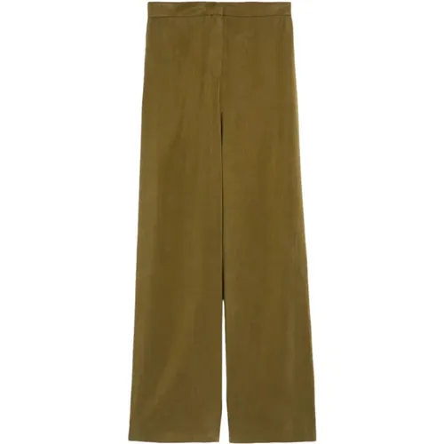 Elegant Satin Trousers , female, Sizes: M, XS - Max Mara Studio - Modalova