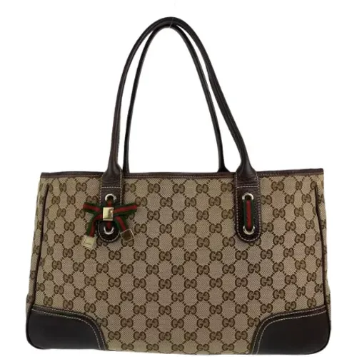 Pre-owned Canvas gucci-bags , female, Sizes: ONE SIZE - Gucci Vintage - Modalova