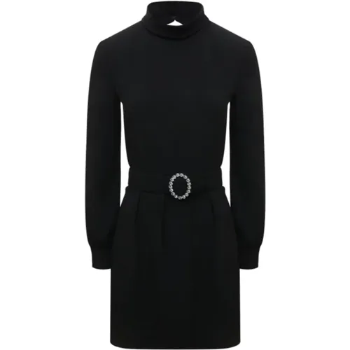 Open Back Mini Dress , female, Sizes: 2XL - Saint Laurent - Modalova