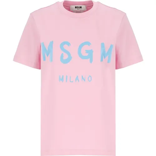 T-shirts and Polos , female, Sizes: XS, 2XS - Msgm - Modalova