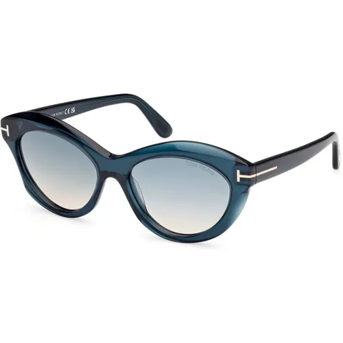 Womens Oval Sunglasses Celeste , female, Sizes: 55 MM - Tom Ford - Modalova