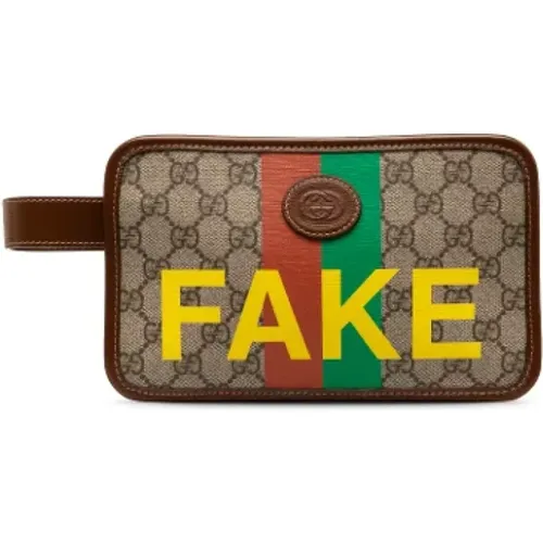 Pre-owned Fabric clutches , female, Sizes: ONE SIZE - Gucci Vintage - Modalova