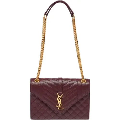 Pre-owned Leather shoulder-bags , female, Sizes: ONE SIZE - Yves Saint Laurent Vintage - Modalova