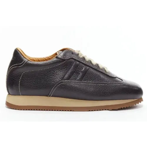 Pre-owned Leather sneakers , female, Sizes: 4 1/2 UK - Hermès Vintage - Modalova
