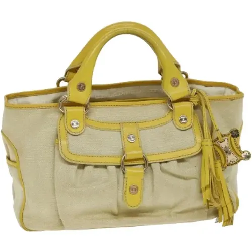 Pre-owned Canvas celine-bags , female, Sizes: ONE SIZE - Celine Vintage - Modalova