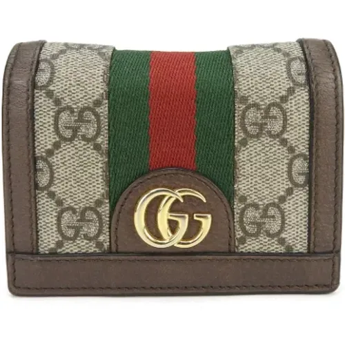 Pre-owned Canvas wallets , female, Sizes: ONE SIZE - Gucci Vintage - Modalova