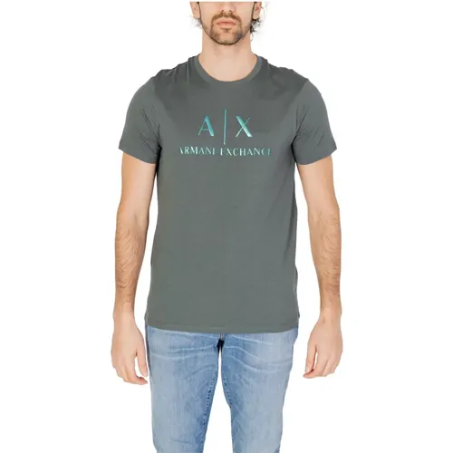 T-Shirts , male, Sizes: S, XS - Armani Exchange - Modalova