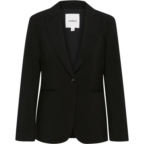 Short Blazer Jacket , female, Sizes: M, XL, XS, 2XL, S, L - Soaked in Luxury - Modalova