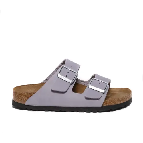 Verstellbare Riemen Arizona Sandale in Lila , Damen, Größe: 36 EU - Birkenstock - Modalova