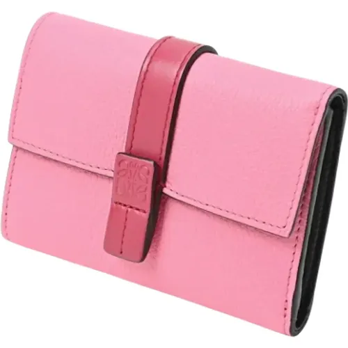 Pre-owned Leather wallets , female, Sizes: ONE SIZE - Loewe Pre-owned - Modalova