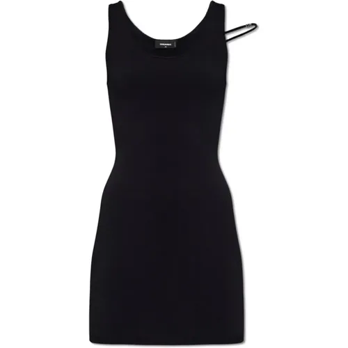 Schwarzes Kleid Damenmode Dsquared2 - Dsquared2 - Modalova