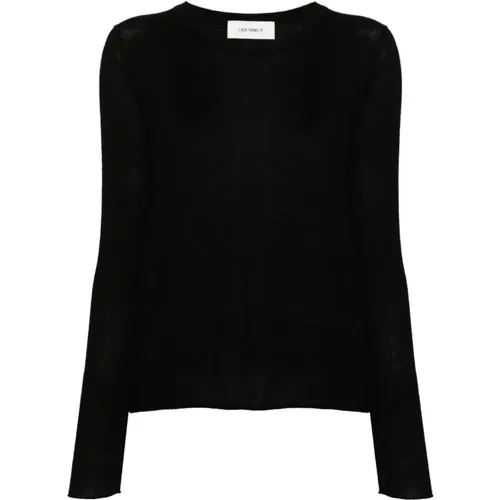 Schwarzer Kaschmir-Strickpullover Sweater , Damen, Größe: S - Lisa Yang - Modalova