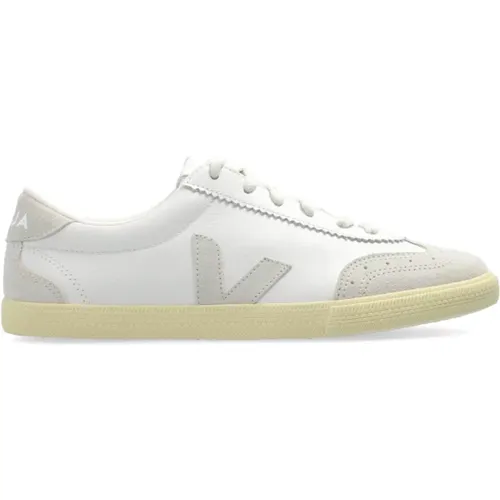 Sneakers Volley O.t. Leder , Damen, Größe: 39 EU - Veja - Modalova