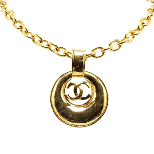 Pre-owned Metal necklaces , female, Sizes: ONE SIZE - Chanel Vintage - Modalova