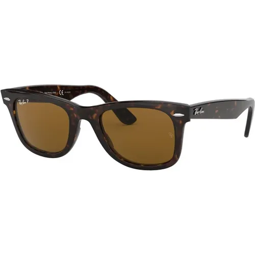 Klassische Wayfarer Sonnenbrille in Braun - Ray-Ban - Modalova