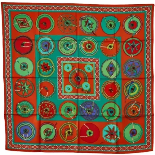 Pre-owned Silk scarves , female, Sizes: ONE SIZE - Hermès Vintage - Modalova