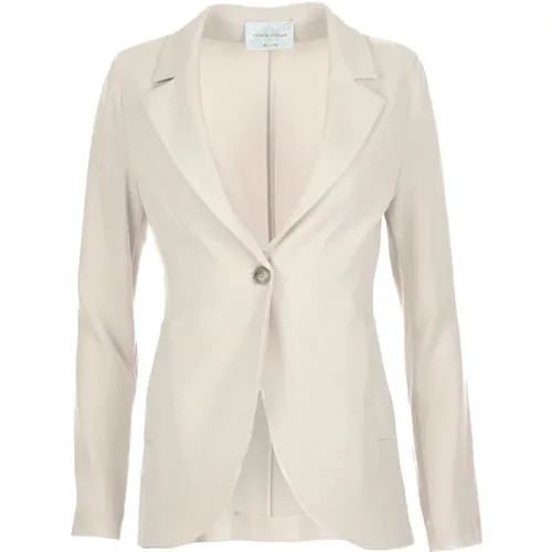 Women's Clothing Jacket Ss24 , female, Sizes: L, XL, S - Vicario Cinque - Modalova