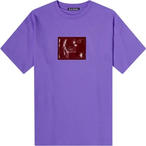 Logo T-Shirt , female, Sizes: M, L - Acne Studios - Modalova
