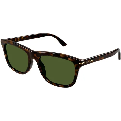 Dunkel Havana/Grüne Sonnenbrille,Stylische Sonnenbrille Gg1444S - Gucci - Modalova